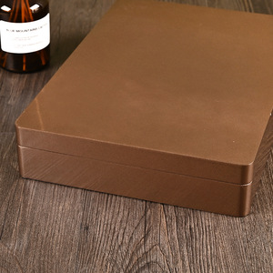 Caja de regalo simple y rústica con lacado dorado arenado, caja de regalo Dendrobium, Cordyceps sinensis, regalo de loto de nieve Tian Shan - Product Image 4