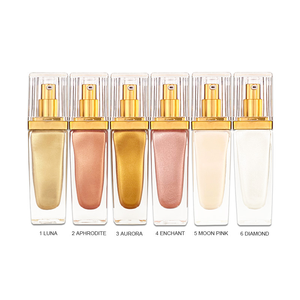 Surligneur de longue durée brillant pour le corps, crème minérale de maquillage pour le <span class=keywords><strong>visage</strong></span> et le corps, huile scintillante pour décoration de fête - Product Image 2