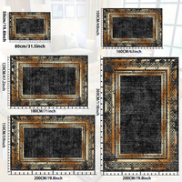 Tapis moderne en velours cristal au nouveau design personnalisé Tapis chinois antidérapant à impression numérique Tapis et moquettes de salon de grande surface