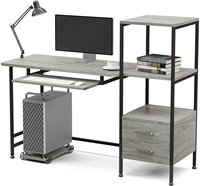 Bureau de lecture de haute qualité, ordinateur, offre spéciale, service de lecture ou d'écriture, avec étagère