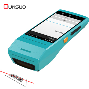 Cheapest <strong>Factory</strong> Price PDAs Barcode Scanner Terminal Handheld Android <strong>PDA</strong> With Built in Printer