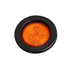 2 אינץ <span class=keywords><strong>LED</strong></span> עמילות סמן אור grommet ערכת אוגן DOT <span class=keywords><strong>SAE</strong></span> <span class=keywords><strong>P2PC</strong></span> מדורג קרוואן כבד משאית - Product Image 2