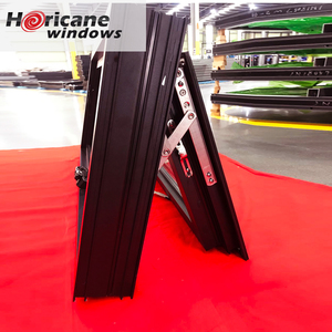 Cao Cấp Mỹ Phong Cách Nhỏ Gọn Nhôm Bão Bằng Chứng Tăng Cường An Ninh Phễu Crank Mở Mái Hiên Cửa Sổ Cho Thời Tiết Cực - Product Image 3