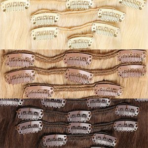 Extensions de <span class=keywords><strong>cheveux</strong></span> 100% <span class=keywords><strong>gris</strong></span> naturel sans couture <span class=keywords><strong>Clip</strong></span>-In qualité brute non traitée avec des styles de vague <span class=keywords><strong>Clip</strong></span> sur les <span class=keywords><strong>cheveux</strong></span> - Product Image 3