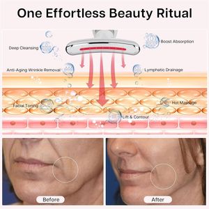 Masajeador de Belleza 7 en 1 para Rostro y Cuello - Reafirmación y Levantamiento de la Línea Mandibular - Drenaje Linfático - Product Image 2