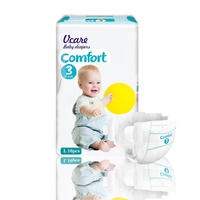 Ücretsiz Numune Çevre Dostu Yumuşak Çekmeli Bebek Bezi 3D Sızıntı Önleyici Sızıntı Korumalı Ayarlanabilir Boyut Sihirli Bant Dokunmamış Kumaş ABD