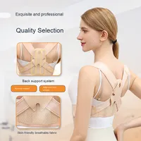 Ceinture de correction du dos anti-bossu transfrontalière à épaules ouvertes usure intérieure soutien du dos droit correcteur de posture compact
