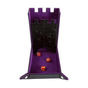 Plateau <span class=keywords><strong>de</strong></span> jeu pliable en cuir PU, design Dragon DND, pour jeux <span class=keywords><strong>de</strong></span> dés Dungeons and Dragons, accessoire <span class=keywords><strong>de</strong></span> jeu <span class=keywords><strong>de</strong></span> société personnalisé - Product Image 1
