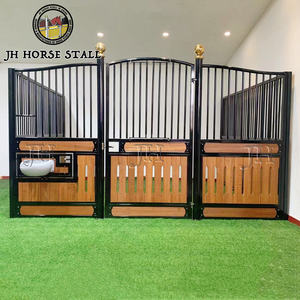 Venta caliente en Bélgica Metal Acero Galvanizado Permanente <span class=keywords><strong>Victoria</strong></span> Horse Stables Box Stall Kit con techo - Product Image 6