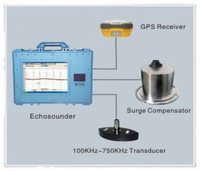 Ultrasons numérique 0.3m-600m, profondeur Echo