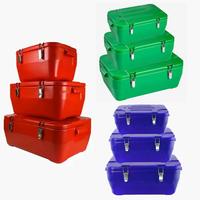 Lot de 3 Glacières Isothermes Extra Larges pour Fêtes et Pique-niques, Boîtes de Rangement et Chauffe-Plats Double Isolation pour Casseroles et Aliments