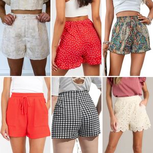 Shorts Deportivos Casuales de Cintura Alta para Mujer, Verano 2026, Venta al Por Mayor, Envío Aleatorio - Product Image 2