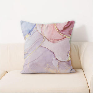 Housse de coussin carrée à imprimé géométrique de haute qualité, nouveau design, impression dorée abstraite, pour canapé et maison - Product Image 6