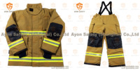 Combinaison ignifuge certifiée EN469 utilisée pour la lutte contre les incendies, combinaison de pompier - Ayonsafety