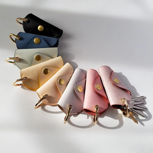 Móc Khóa Sang Trọng Móc Chìa Khóa Da Tùy Chỉnh Móc Chìa Khóa Móc Chìa Khóa Xe Hơi Bằng Da Mini - Product Image 1