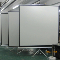 Écran de projecteur à trépied avec support de 60 70 80 100 120 150, équipement de bureau, pour salle de réunion, salle de cinéma à domicile et en plein air