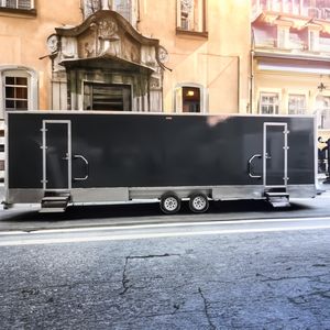 Vente chaude 2025 Fabrication sur mesure Toilettes publiques mobiles sur remorque Toilettes portables - Product Image 1