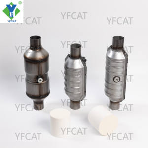 三元触媒コンバーター触媒OBD EURO <span class=keywords><strong>3</strong></span>/4/5車の排気ユニバーサル触媒コンバーター - Product Image 2