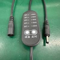 Enveloppe chauffante pour les épaules et ceinture abdominale à contrôle de température, chaleur réglable sur 4 niveaux, minuterie intelligente, interrupteur à commande filaire