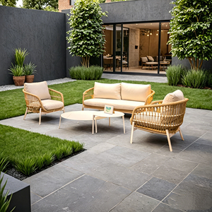 Factory Direct Modern Eco-Friendly Outdoor <strong>Rattan</strong> <strong>Sofa</strong> Set for Patio Garden Balcony Hotel Park Use-Hot Sale High Cost Effective - Product Image 2