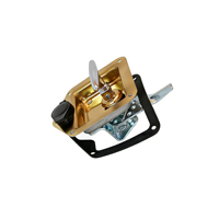 Loquet de porte de remorque en acier inoxydable 304 poli miroir, serrure de boîte à outils pour porte de camping-car avec joint, loquet à poignée en T avec clés