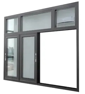 맞춤형 이중 유리 알루미늄 슬라이딩 창 주거용 알루미늄 창 주택 알루미늄 프로파일
