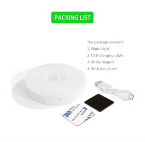 Lámpara de armario inalámbrica de estilo moderno para dormitorio, armario de cocina, armario, escalera, atenuación recargable por USB, luz LED nocturna táctil - Product Image 5