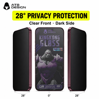 Protection d'écran en verre trempé mat anti-espion 9H pour iPhone 18 17 16 Pro Max, anti-reflet, vente en gros usine