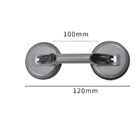 JNZ prix d'usine outil de levage de carreaux de verre alimentation rapide réglable en alliage d'aluminium Double tête ventouse