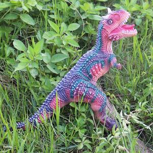 Yxs simulado carnívoro Toro dragón Jurásico gran algodón de goma suave dinosaurio Tyrannosaurus Rex juguete animal modelo puestos noche - Product Image 2