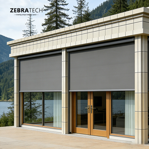 Tissu polyester extérieur respirant et écologique, épais, avec coutures <span class=keywords><strong>de</strong></span> bord supérieures <span class=keywords><strong>pour</strong></span> système <span class=keywords><strong>de</strong></span> stores <span class=keywords><strong>de</strong></span> <span class=keywords><strong>pergola</strong></span> bioclimatique - Product Image 5