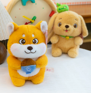 Xinhui Wholesale Glutton Zoo Series Desk Buddies Peluche, Simpatico Cane di Peluche, Bambola Compagna da Scrivania, Giocattolo Gatto, Regalo di Compleanno per Bambini - Product Image 4