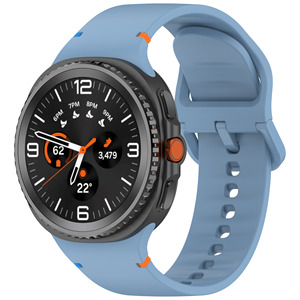 Correa de silicona Solf para Samsung Galaxy Watch <span class=keywords><strong>8</strong></span> con diferentes líneas de encuadernación, correa de reloj de silicona transpirable, Correa de goma - Product Image 5