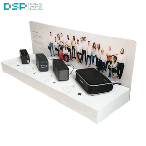 Support acrylique de comptoir élégant d'usine de DSP Vietnam pour haut-parleurs Bluetooth pour mettre en évidence l'équipement sonore dans les magasins de détail - Product Image 3