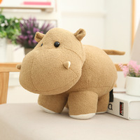 Peluche Hippopotame Éléphant Réaliste 20-35cm – Cadeau d'Anniversaire, Jouet pour Machine à Pinces, Vente en Gros, pour Jet de Mariage
