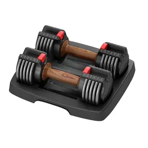 공급업체 여자의 적당 부속품 체육관 소녀 15KG 조정가능한 Dumbbell