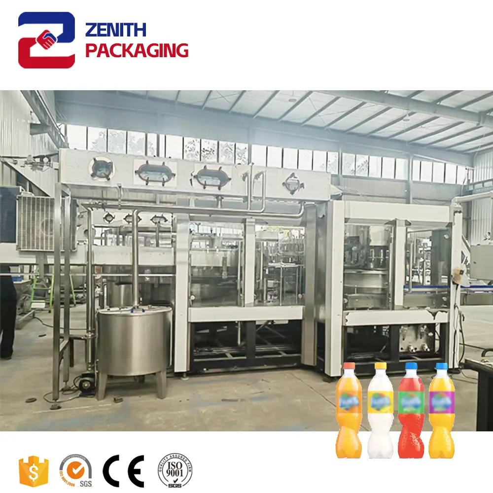 Full Automatic Glass Bottle Beer Wine Carbonated Drink Liquid Bottling Filling Machine with Crown Cover