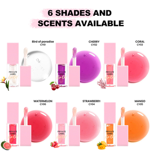 Brillant à lèvres végétalien OEM avec parfum Tube d'huile à lèvres personnalisé Tube de rouge à lèvres imprimé pour emballage cosmétique - Product Image 3