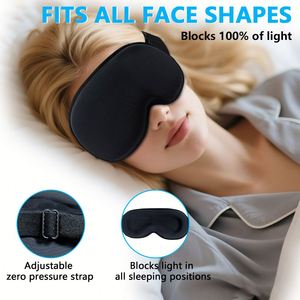 Reusable Hot Cold Compress Adjustable Weighted Sleep <b>Mask</b> Light Blocking <b>Eye</b> Cover for Relaxation and Relief Custom - Product Image 4