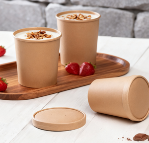 Dùng một lần 8-26 oz Kraft Takeaway giấy thực phẩm xô súp chén hầm bát súp cho bao bì thực phẩm - Product Image 2