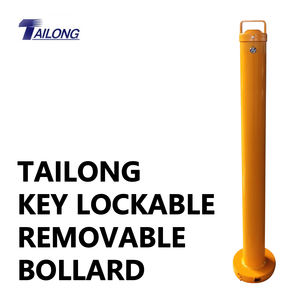 حواجز مرورية فولاذية قابلة للقفل بمفتاح قابل للإزالة، نوع جديد من أعمدة الحماية لمواقف السيارات في أستراليا - Product Image 1
