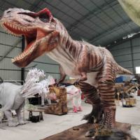 Parc à thème sur le thème des dinosaures, modèle de dinosaure animatronique personnalisé