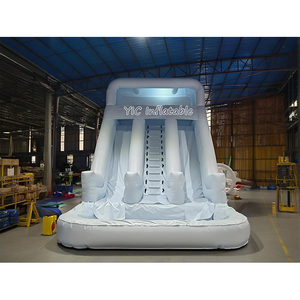 Scivolo gonfiabile personalizzabile della casa di rimbalzo per lo scivolo bianco durevole dei bambini per il <span class=keywords><strong>compleanno</strong></span> delle feste domestiche - Product Image 1