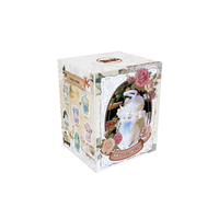 Boîte Mystère Peluche Mignonne et Moelleuse – 6 Styles – Figurine de Personnage Kawaii avec Nœud en Dentelle – Jouet de Collection – Cadeau pour Filles