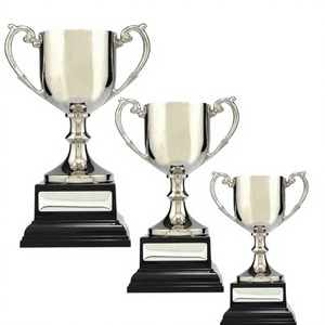 Trofeo, Premio, Copa de Honor, Premio al Ganador, Copa de Reconocimiento, Placa de Logro, Medalla, Distinción, Homenaje, Metal, Impresión UV, Plateado, Deportivo - Product Image 1