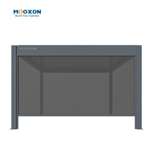 Mooxon biyoiklim açık motorlu Alluminio Pergolas louloubobois alüminyum tente 6x6 veranda Pergola kiti - Product Image 6