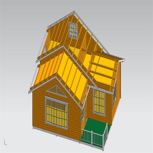 2023 nouvelle petite cabane en bois maison cabanes en bois à vendre - Product Image 2