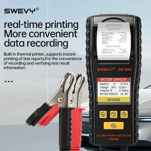 เครื่องทดสอบอายุการใช้งานแบตเตอรี่ HEDAO SW-8055 12V/24V ความแม่นยำสูง พร้อมระบบแจ้งเตือนการชาร์จและการบันทึกข้อมูล - Product Image 5
