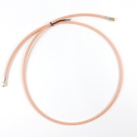 Câble coaxial UFL SMA 50 ohms RG178 de 15 cm personnalisable, connecteurs femelle vers UFL en laiton, gaine PVC, VSWR 1.5 DC-12GHz