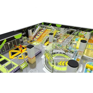 Centre de divertissement pour adultes et enfants de 1000 m², équipement de parc d'aventure, aire de jeux intérieure pour enfants - Product Image 1